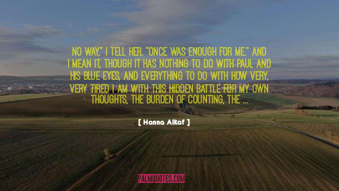 Mental Awareness quotes by Hanna Alkaf