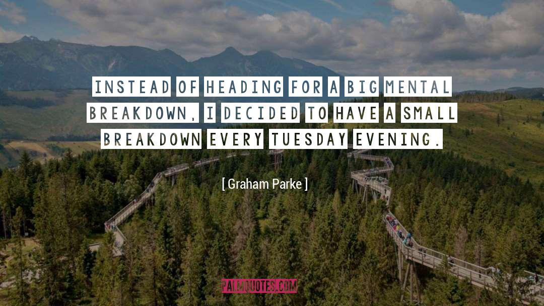 Mental Breakdown quotes by Graham Parke