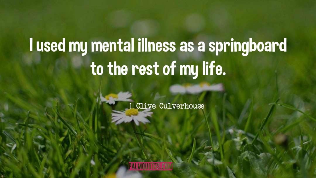 Mental Health Bias quotes by Clive Culverhouse