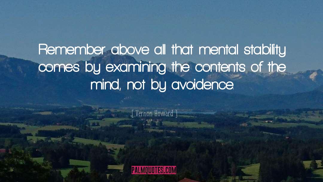 Mental Illness Health quotes by Vernon Howard