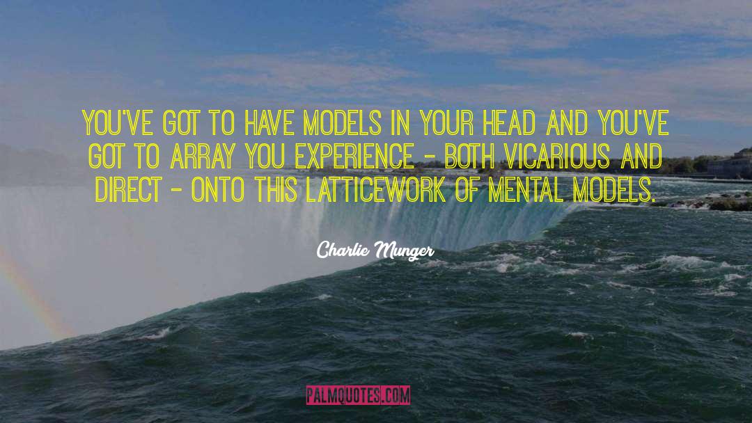 Mental Image quotes by Charlie Munger