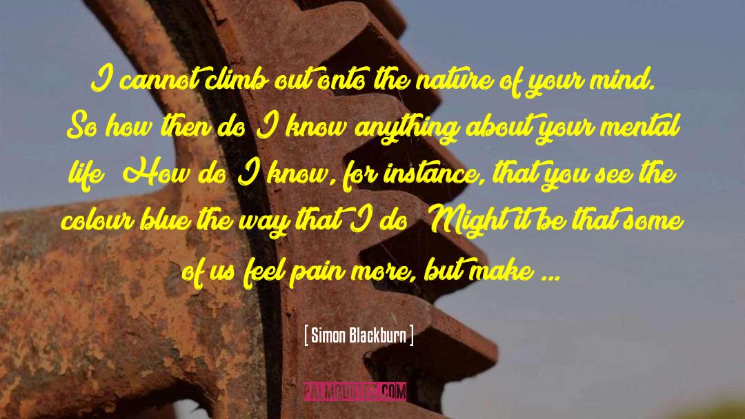 Mental Life quotes by Simon Blackburn