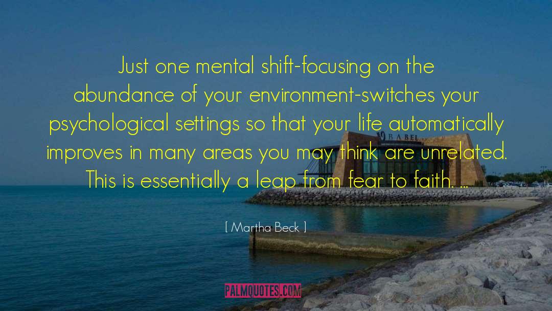 Mental Maps quotes by Martha Beck
