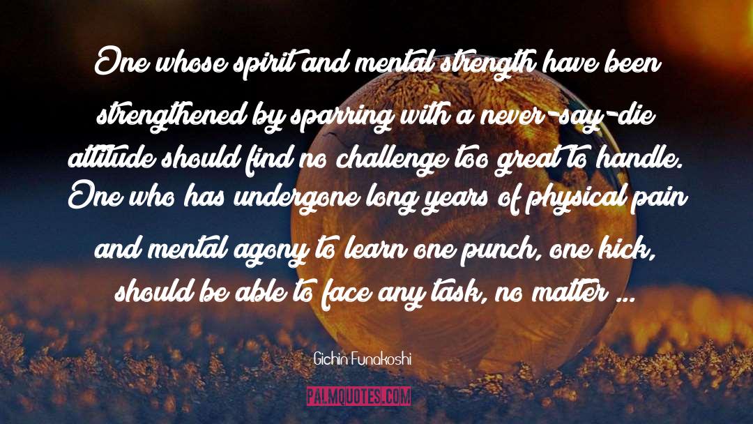 Mental Strength quotes by Gichin Funakoshi