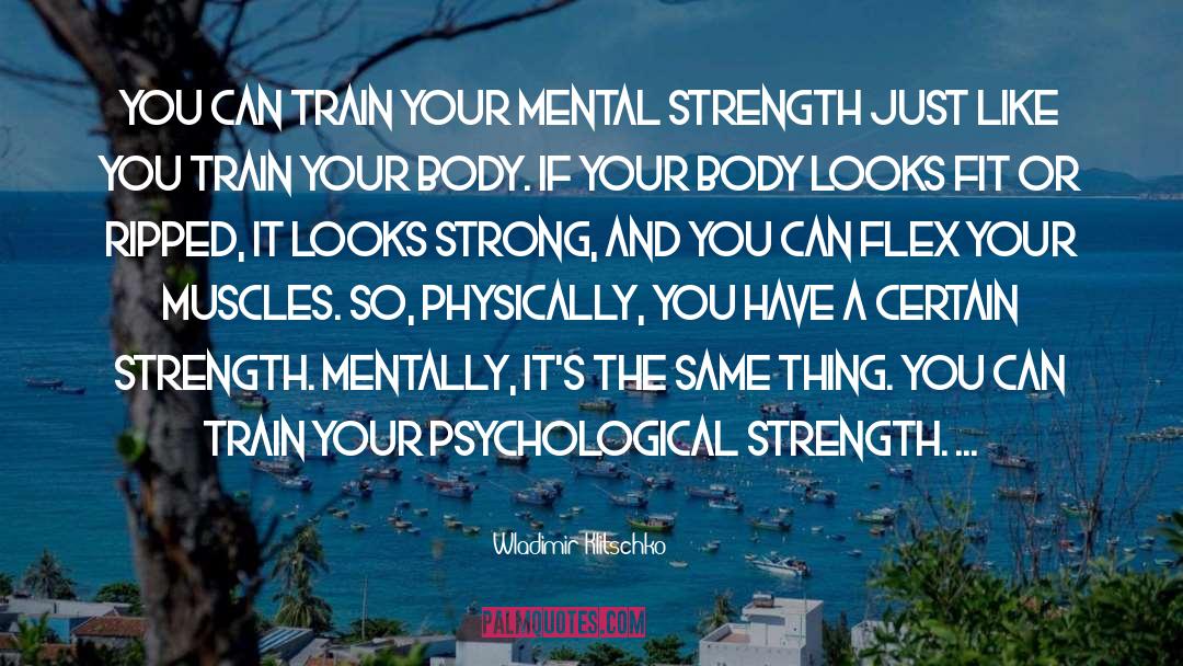 Mental Strength quotes by Wladimir Klitschko