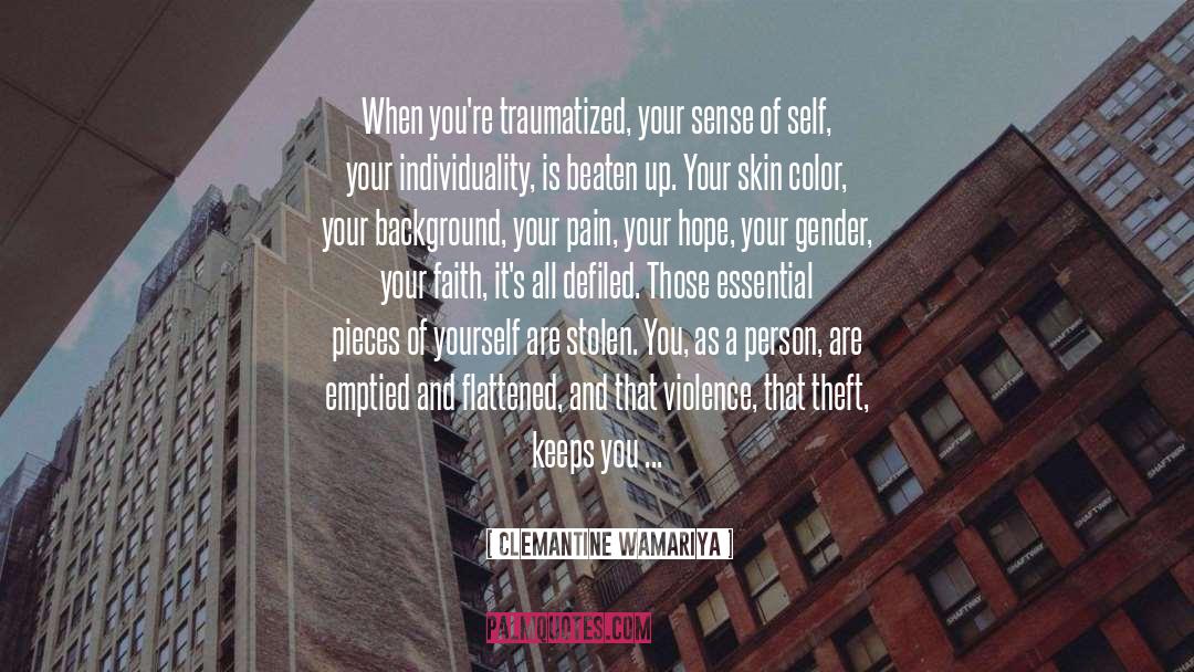 Mental Trauma quotes by Clemantine Wamariya