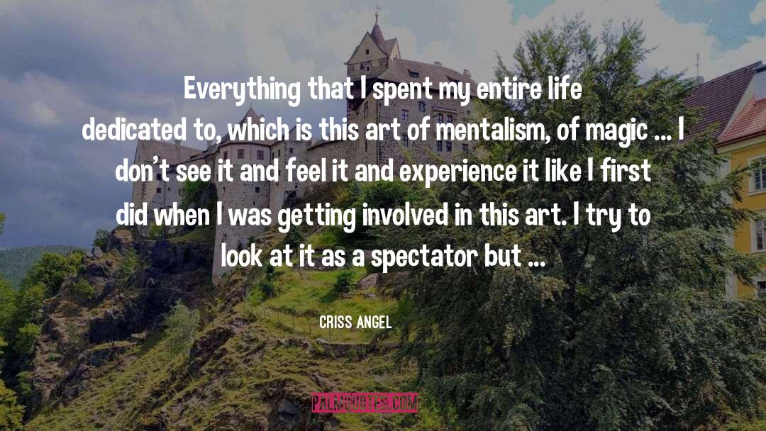 Mentalism quotes by Criss Angel