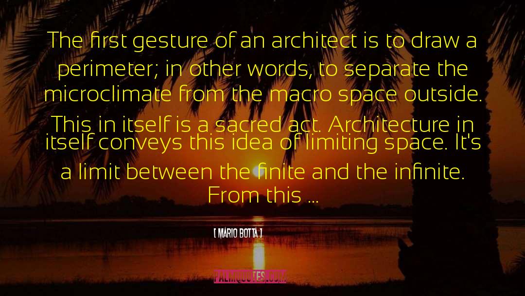 Mentalistic View quotes by Mario Botta