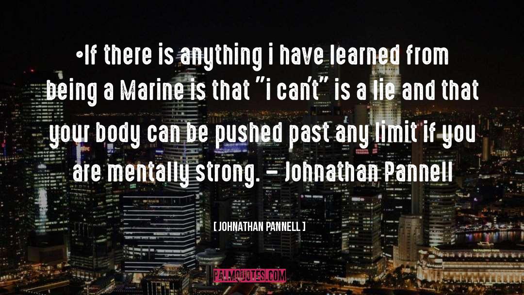 Mentally Strong quotes by Johnathan Pannell