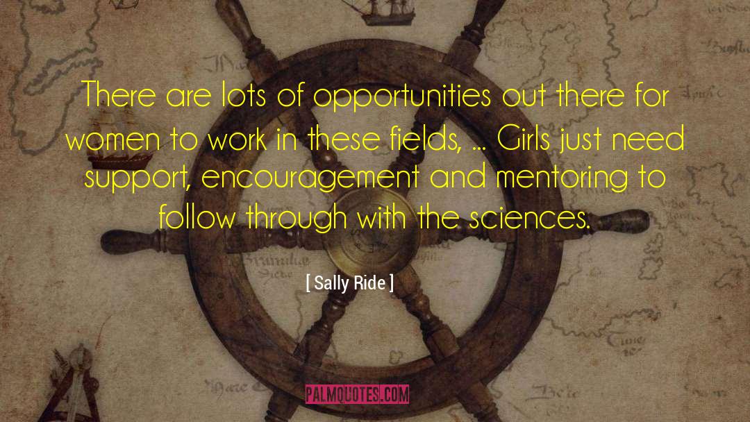 Mentoring Images And quotes by Sally Ride