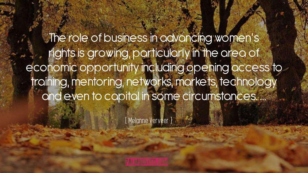 Mentoring quotes by Melanne Verveer