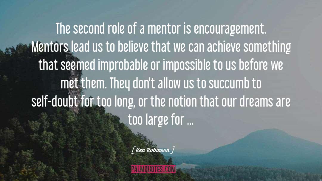 Mentors quotes by Ken Robinson