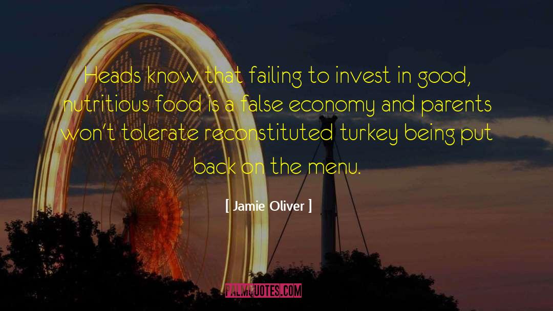 Menus quotes by Jamie Oliver