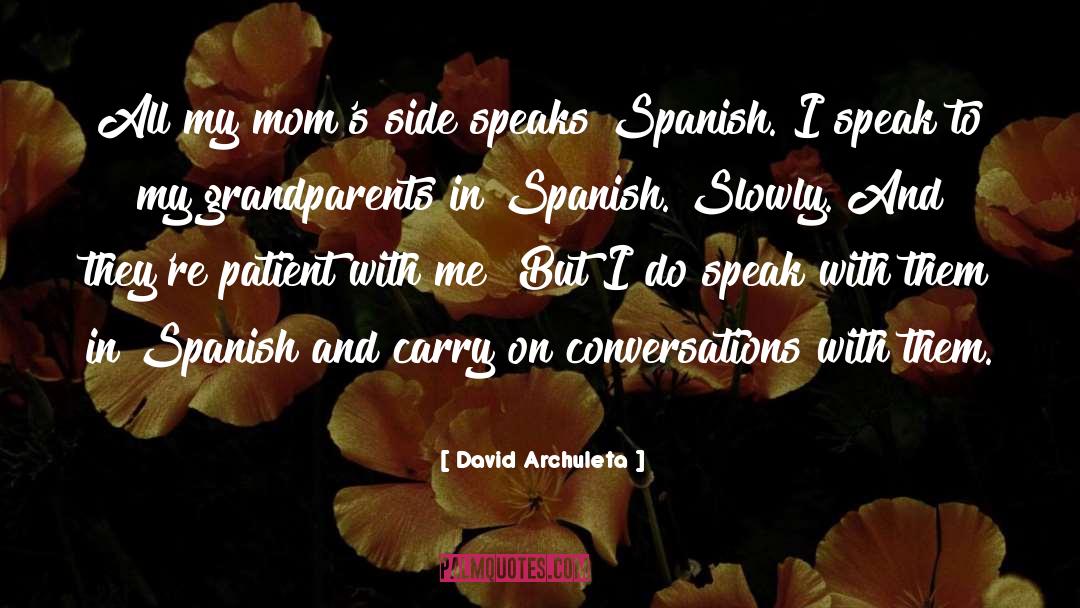 Menzo Spanish quotes by David Archuleta