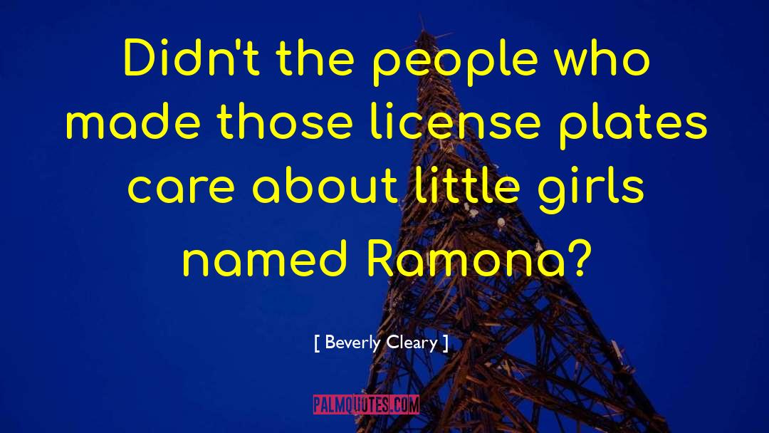 Mercedes License Plate quotes by Beverly Cleary
