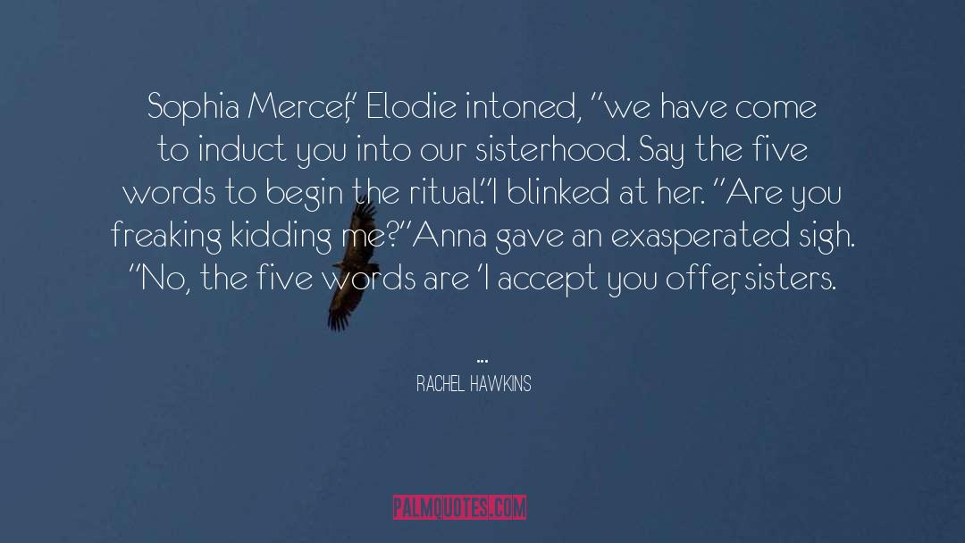Mercer quotes by Rachel Hawkins