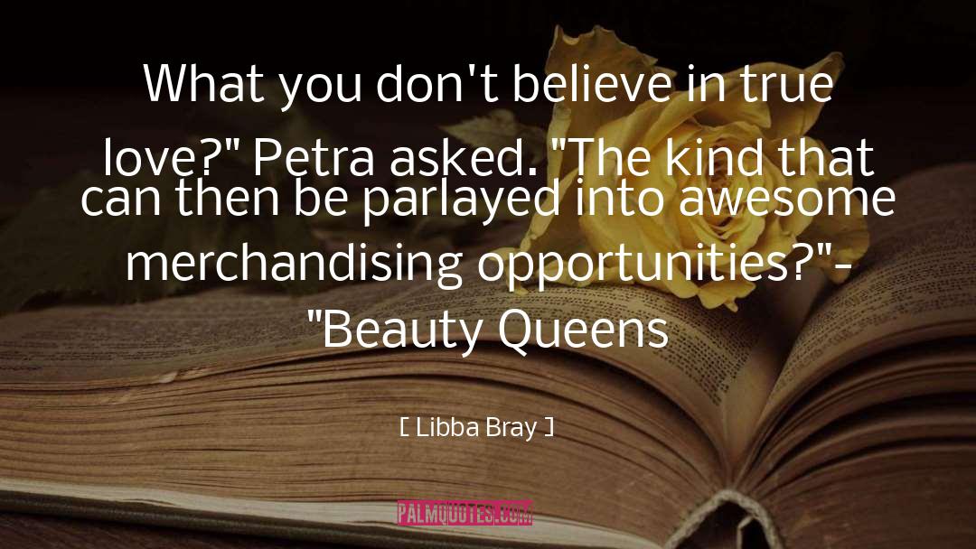 Merchandising quotes by Libba Bray