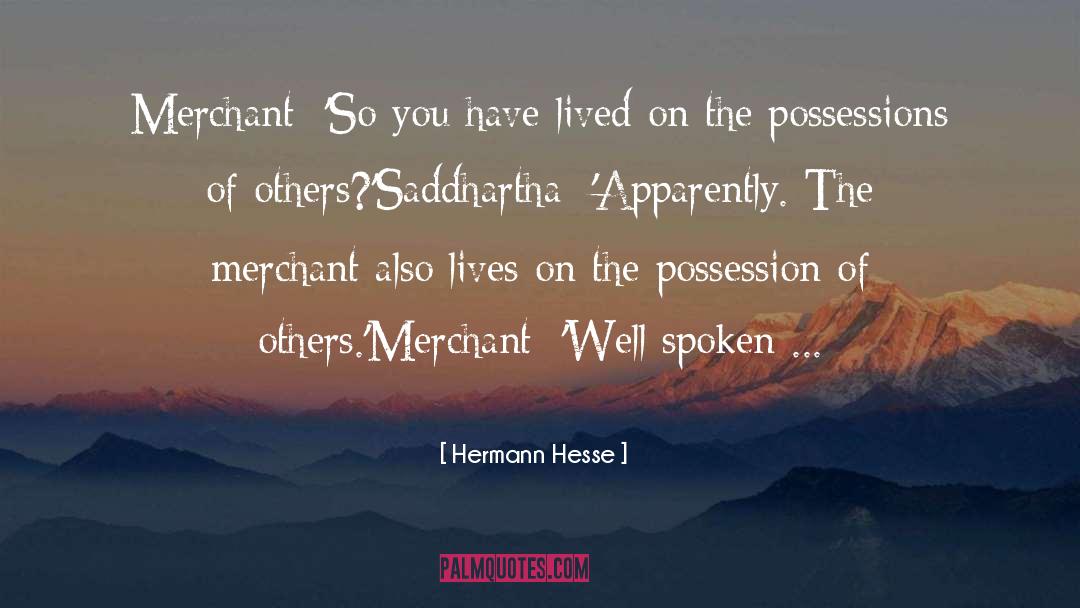 Merchant quotes by Hermann Hesse