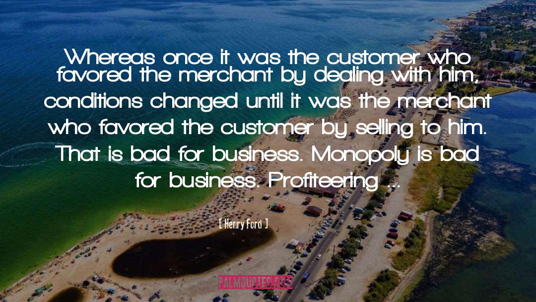 Merchant quotes by Henry Ford