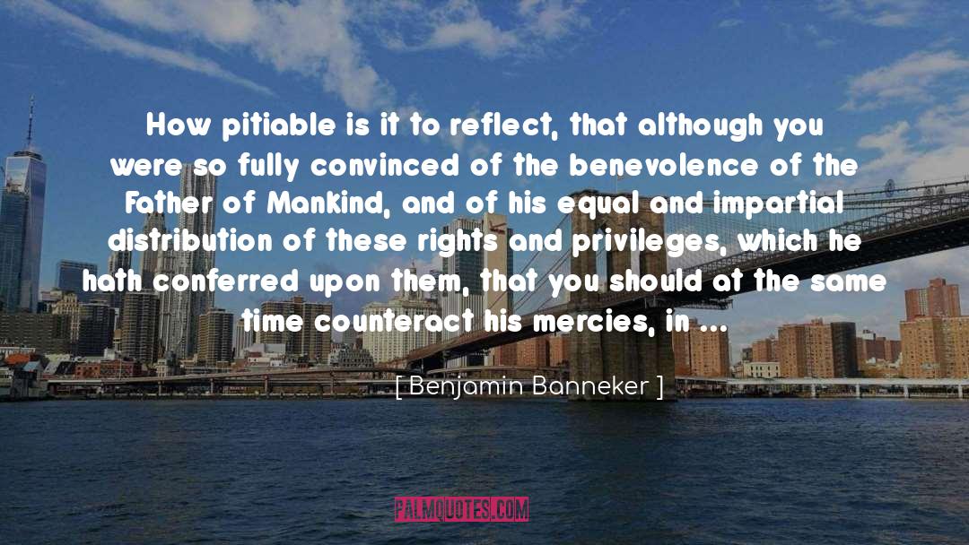 Mercies quotes by Benjamin Banneker