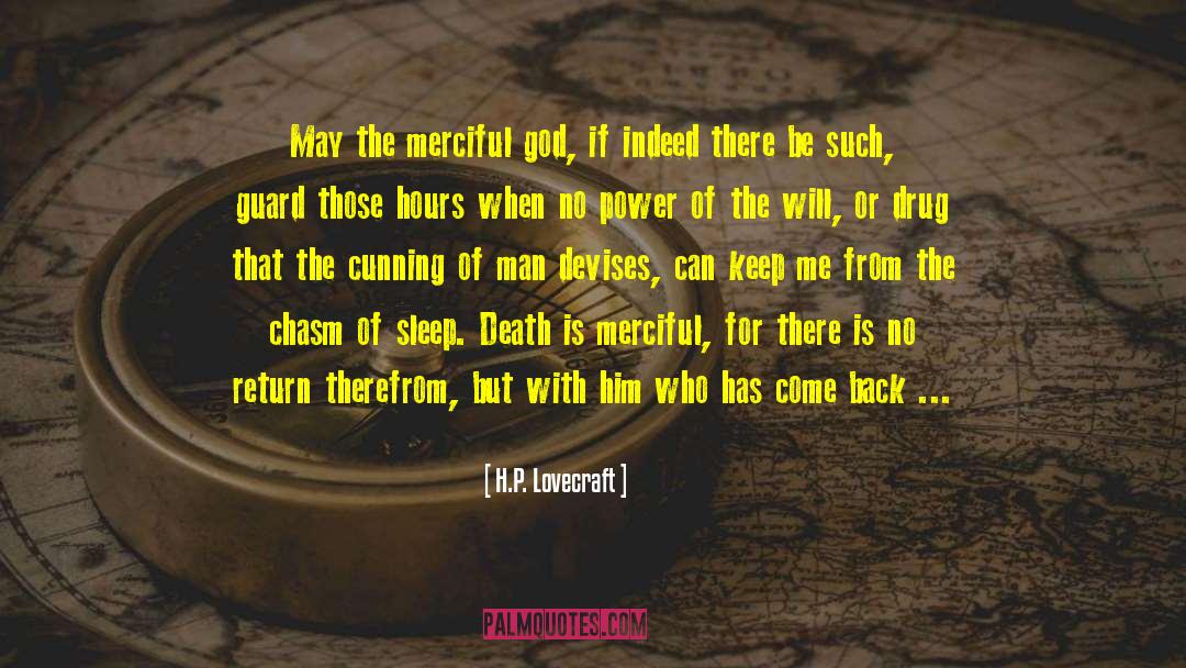 Merciful God quotes by H.P. Lovecraft
