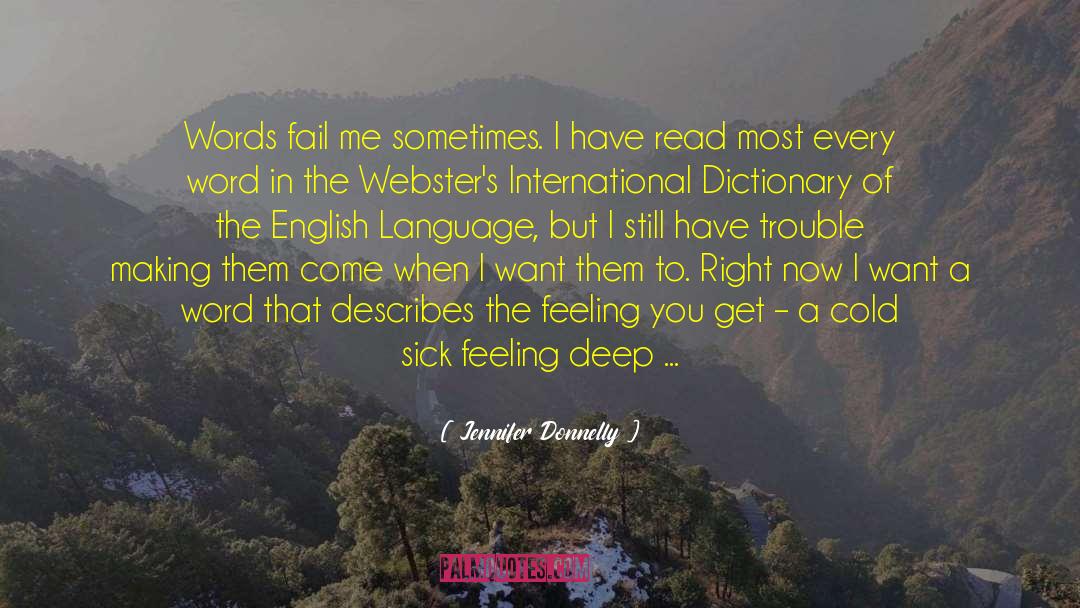 Mercredi In English quotes by Jennifer Donnelly