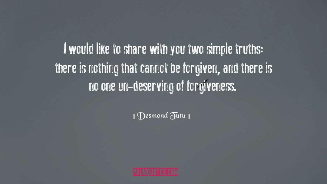 Mercy And Forgiveness quotes by Desmond Tutu