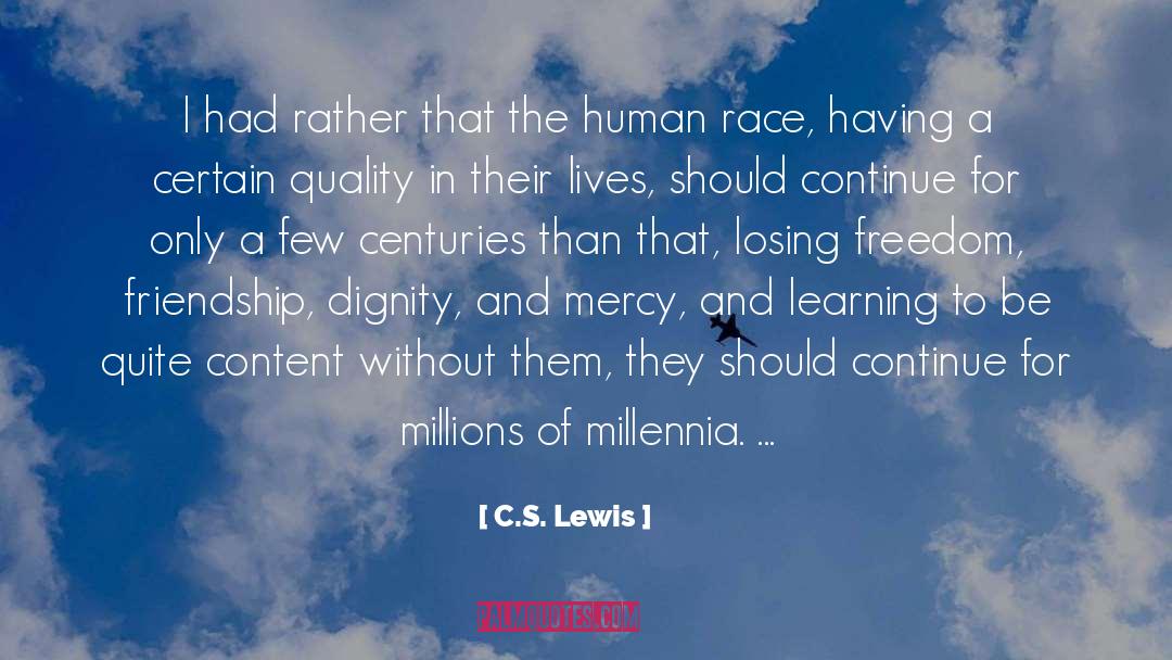 Mercy S Pov quotes by C.S. Lewis
