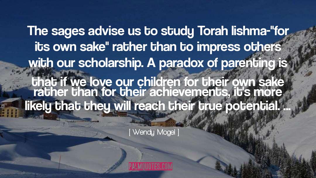 Mercy Torah quotes by Wendy Mogel
