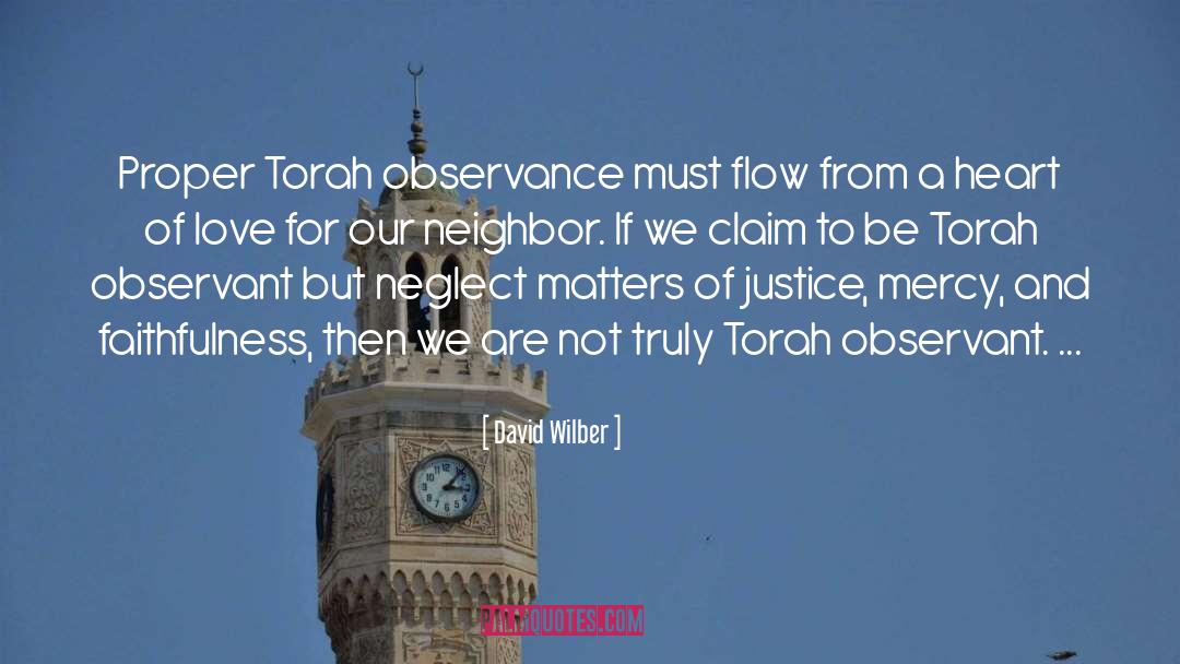 Mercy Torah quotes by David Wilber