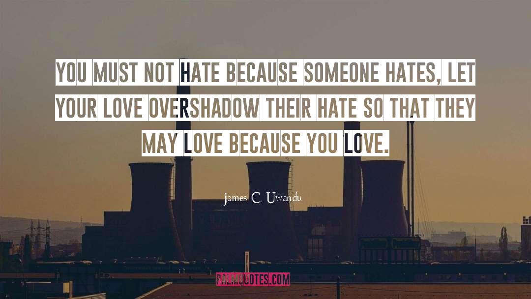 Mere Love quotes by James C. Uwandu