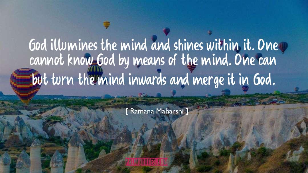 Merge quotes by Ramana Maharshi