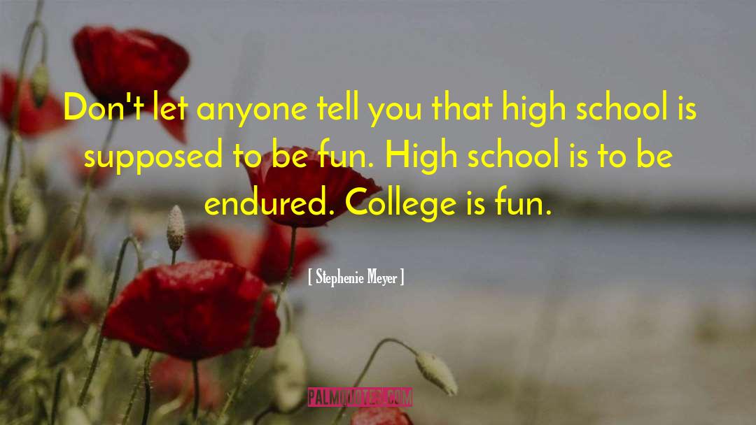 Mergenthaler Vocational Technical High School quotes by Stephenie Meyer