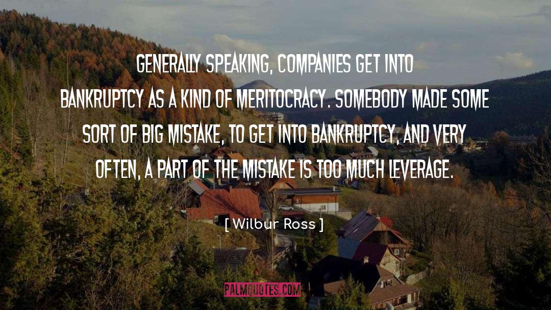 Meritocracy quotes by Wilbur Ross