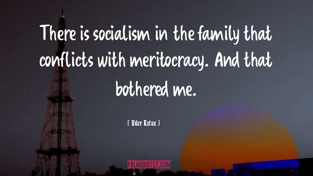 Meritocracy quotes by Uday Kotak