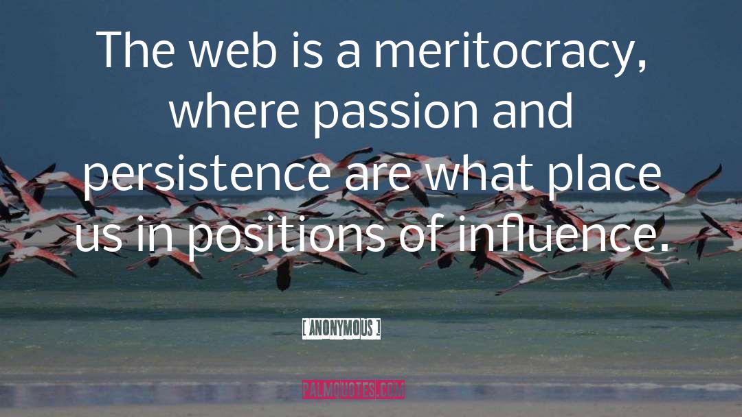 Meritocracy quotes by Anonymous