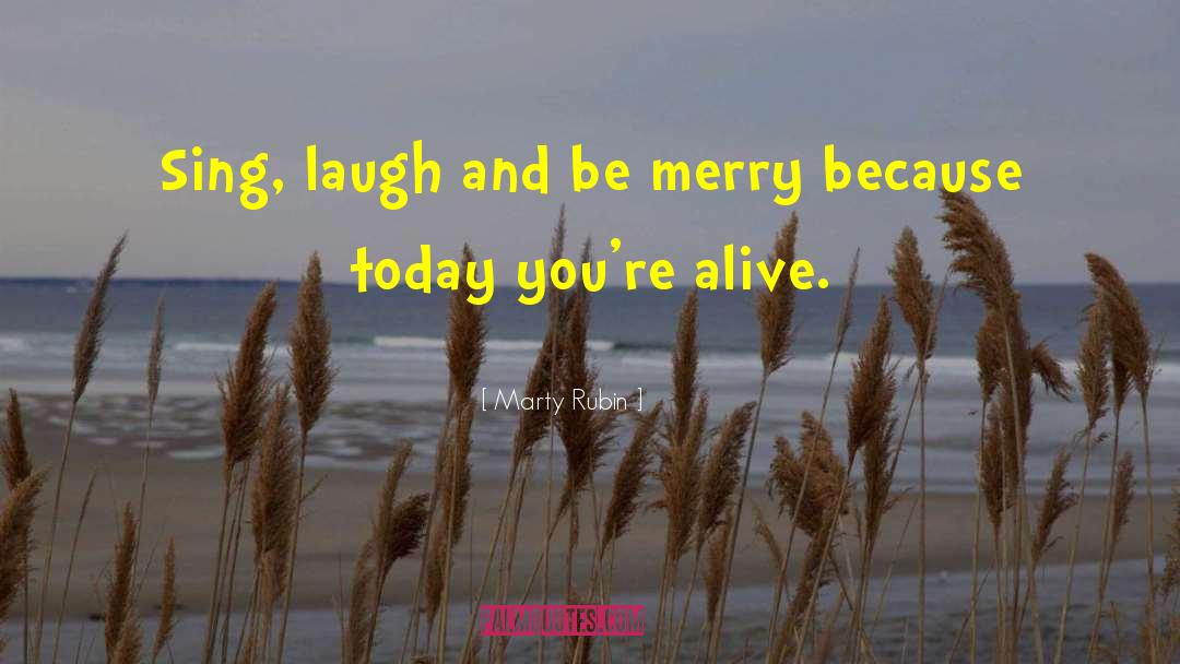 Merriment quotes by Marty Rubin