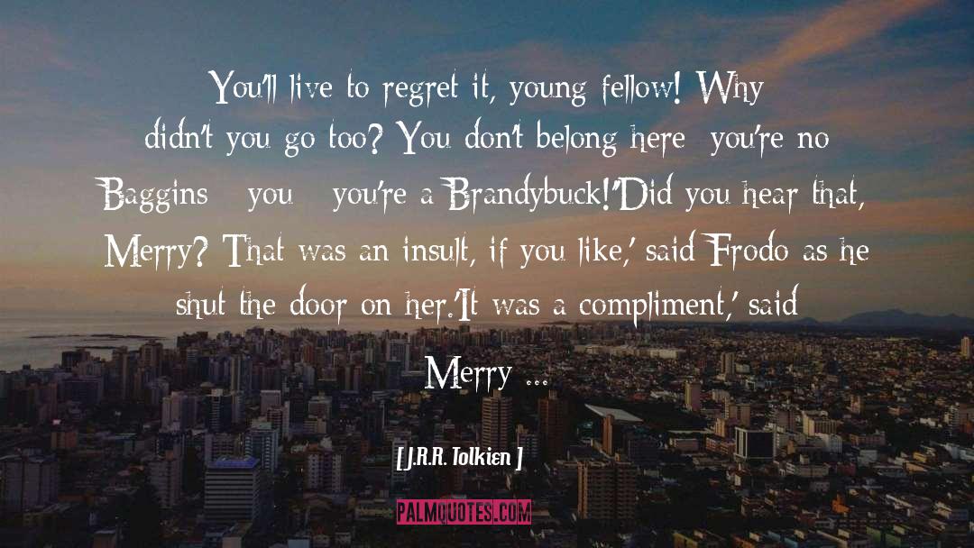 Merry Brandybuck quotes by J.R.R. Tolkien
