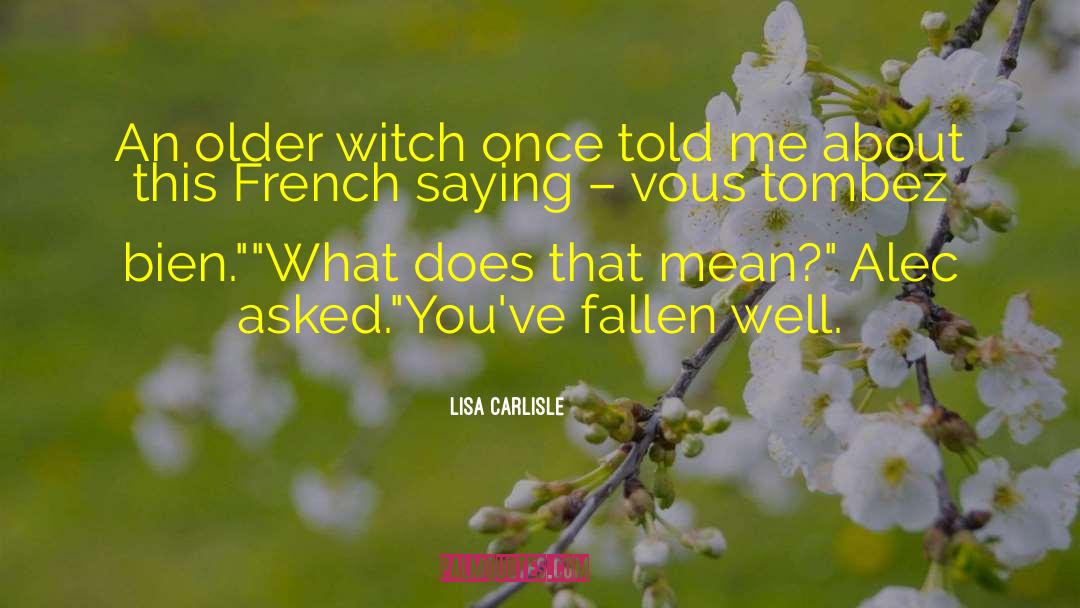 Merveilleusement Bien quotes by Lisa Carlisle