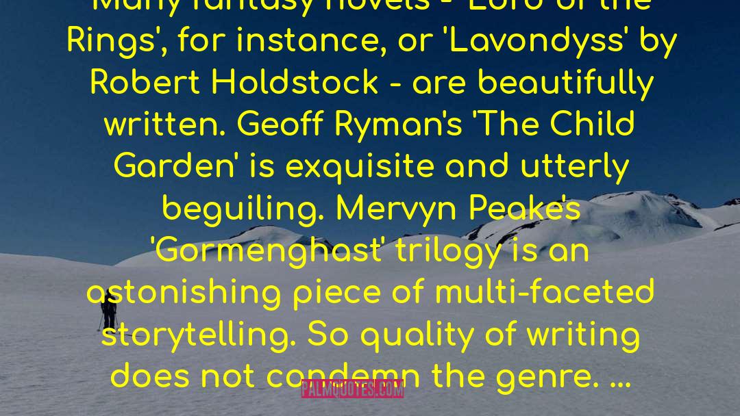 Mervyn Peake quotes by David Gemmell