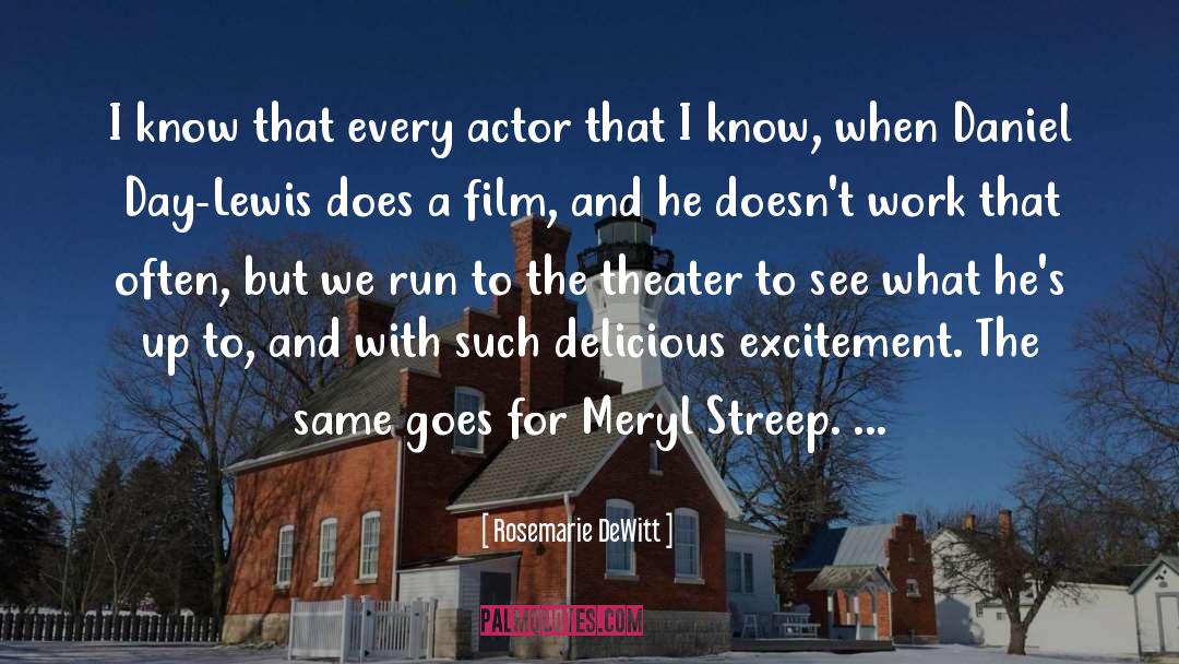 Meryl quotes by Rosemarie DeWitt