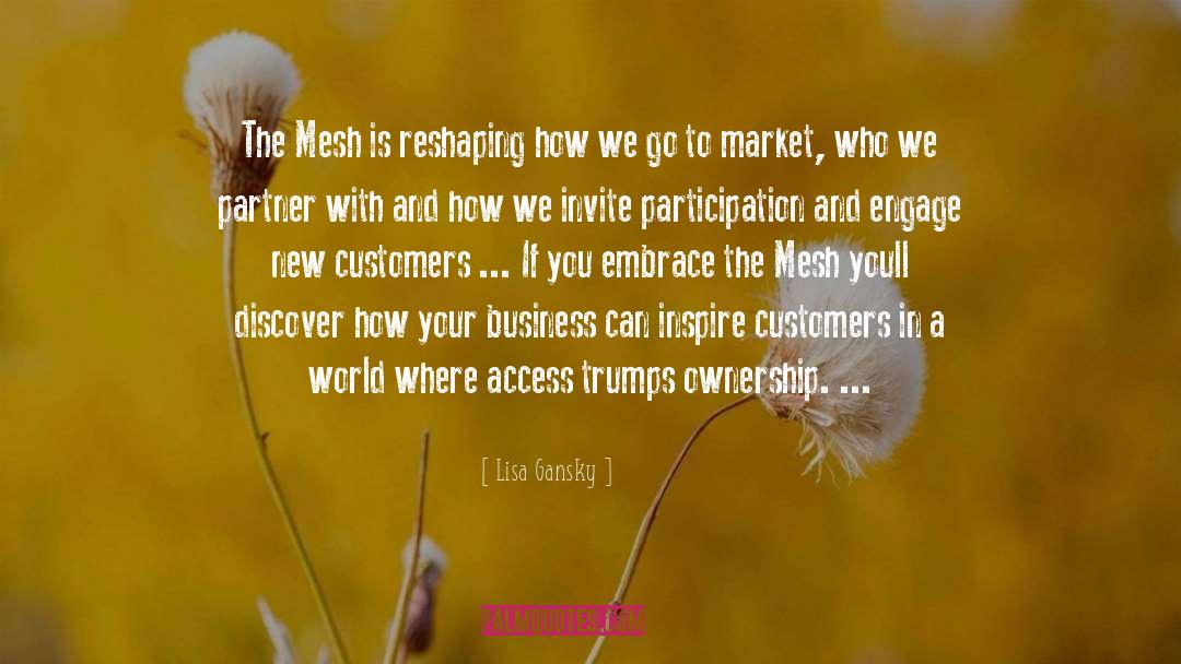Mesh quotes by Lisa Gansky