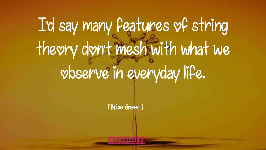 Mesh quotes by Brian Greene