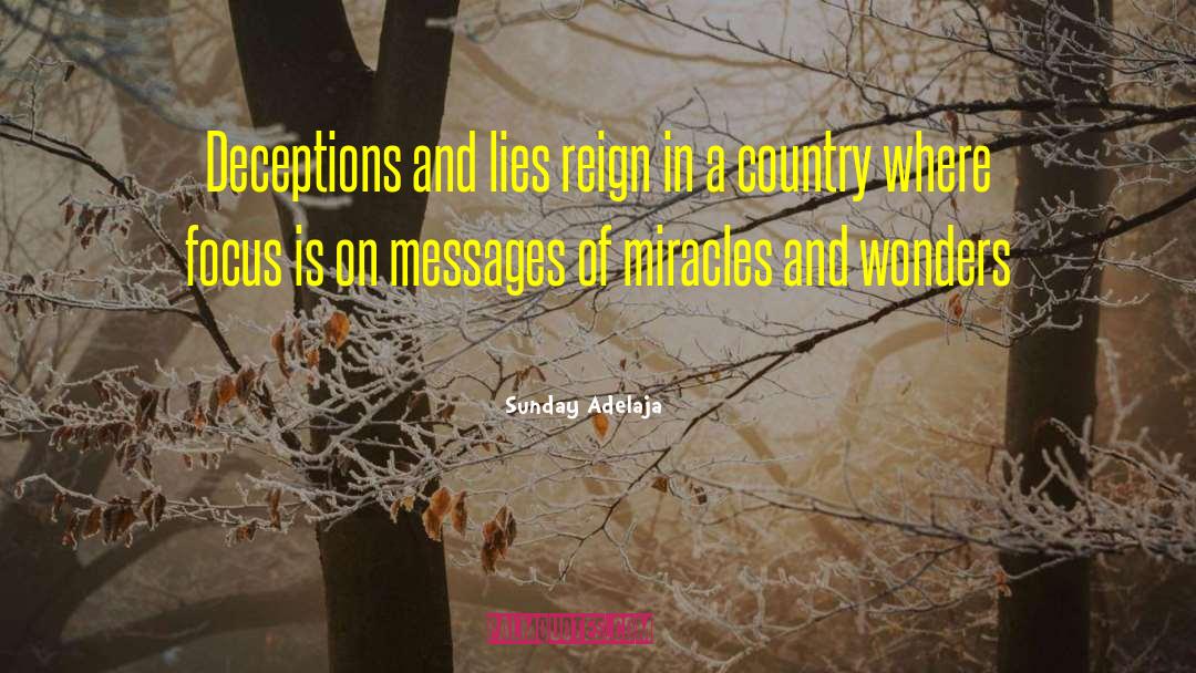 Messages Of Miracles quotes by Sunday Adelaja