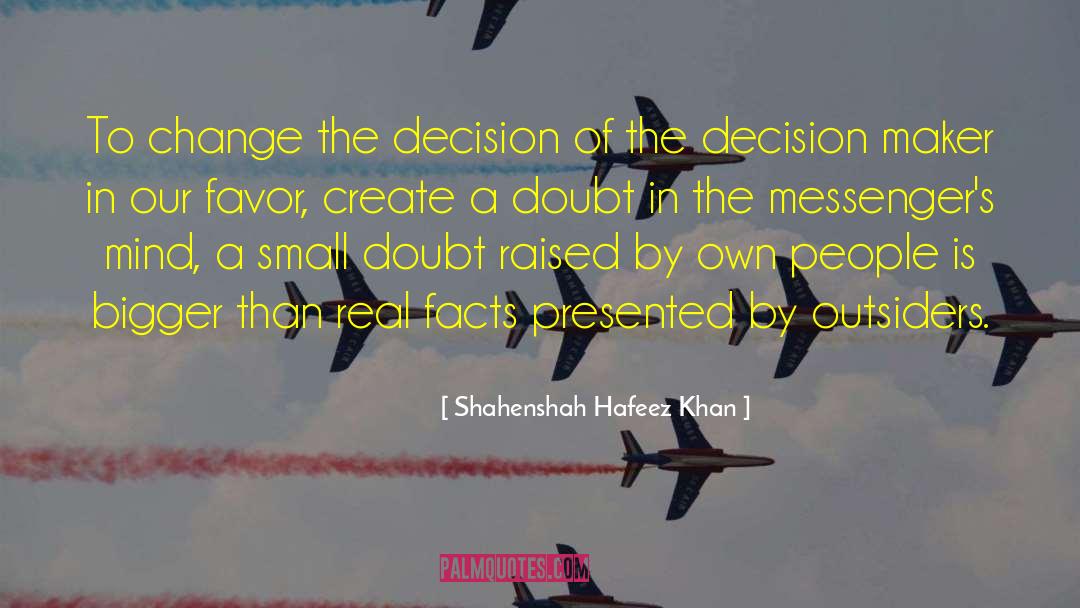 Messengers quotes by Shahenshah Hafeez Khan
