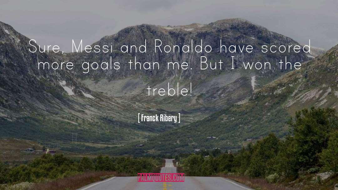 Messi quotes by Franck Ribery