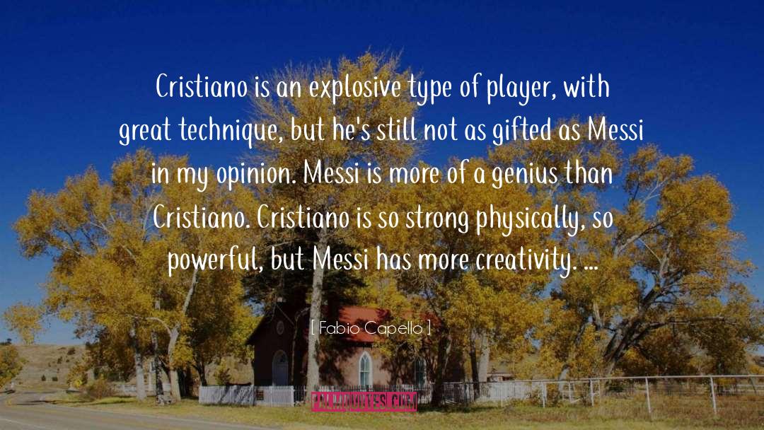 Messi quotes by Fabio Capello