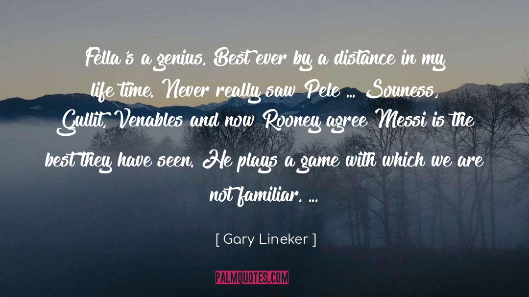 Messi quotes by Gary Lineker