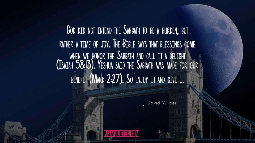 Messianic quotes by David Wilber