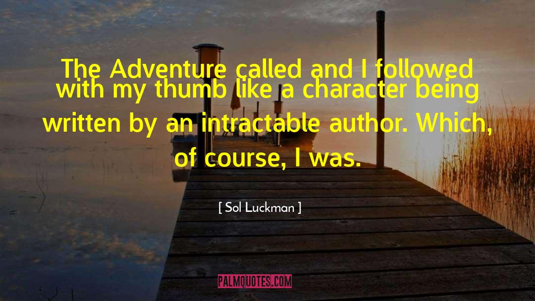 Metafiction quotes by Sol Luckman